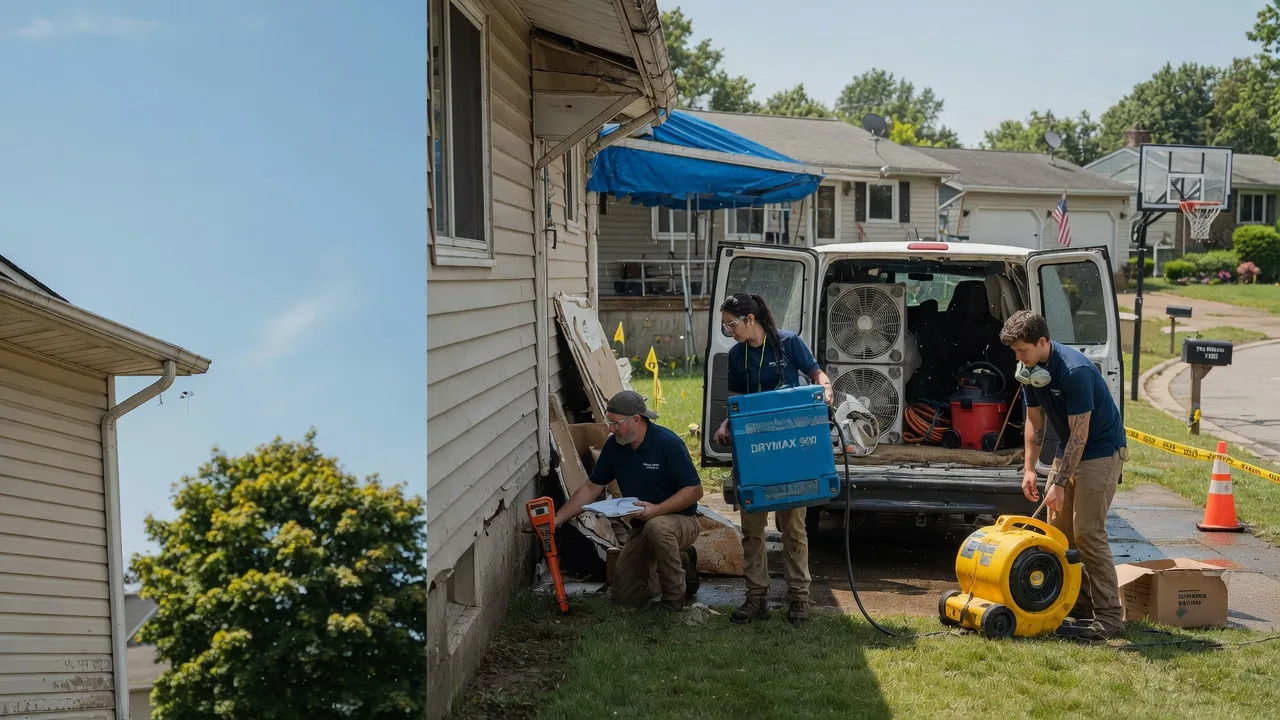 Ceiling Leak Cleanup in Saint Petersburg, PA near me